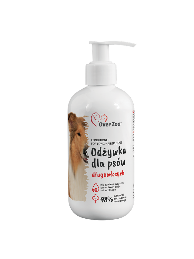 OVER ZOO odzywka dla psów długowłosych 240ml
