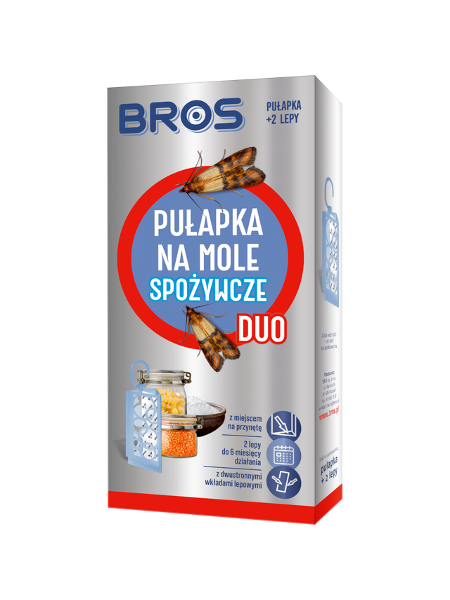 BROS Pułapka na mole spożywcze DUO