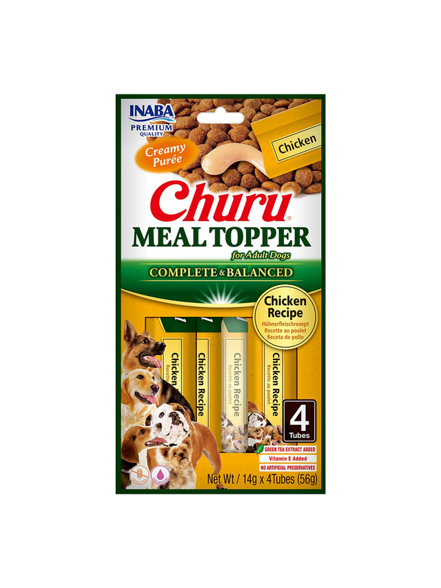 INABA  Dog Meal Topper Chicken Recipe 4x14 (56g)