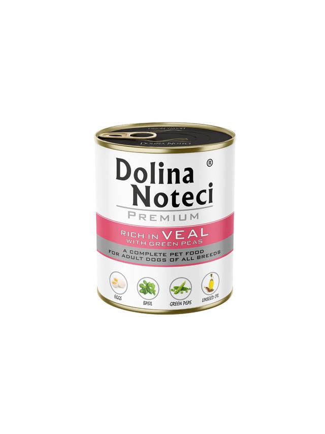 Dolina Noteci PREMIUM bogata w cielęcinę z zielonym groszkiem 800g