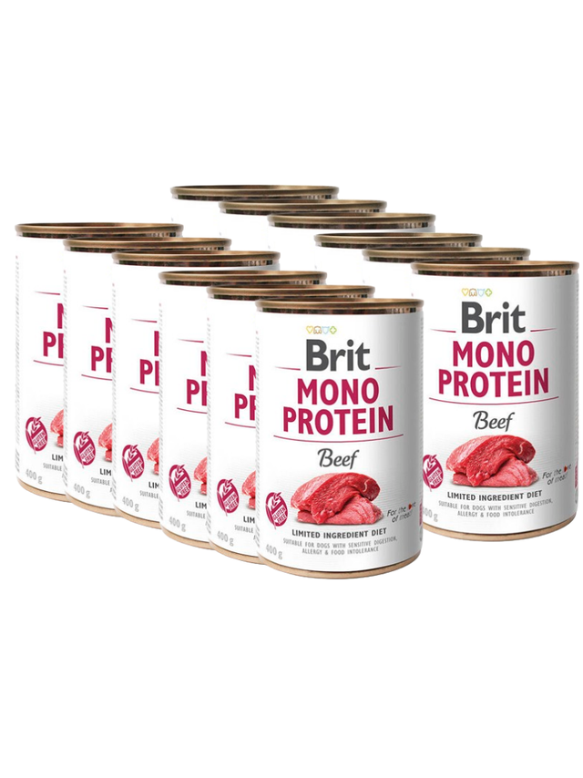 BRIT MONO PROTEIN BEEF 12x400g