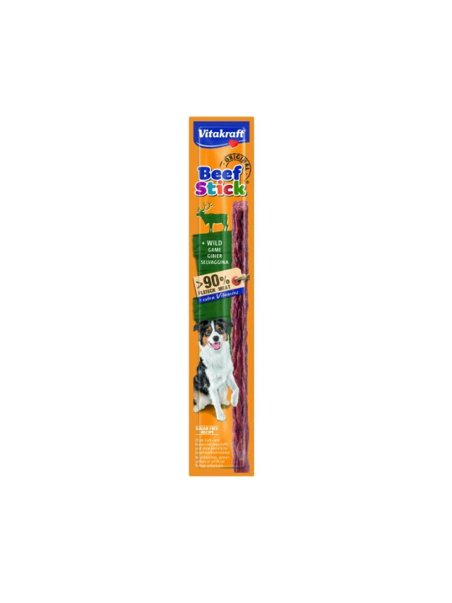 Vitakraft Beef Stick Kabanos z dziczyzną dla psa 12g