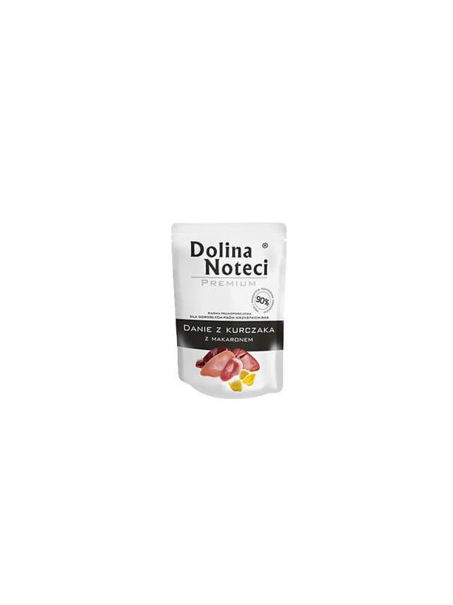 DOLINA NOTECI Danie z kurczaka z makaronem 100g-karma mokra dla psa