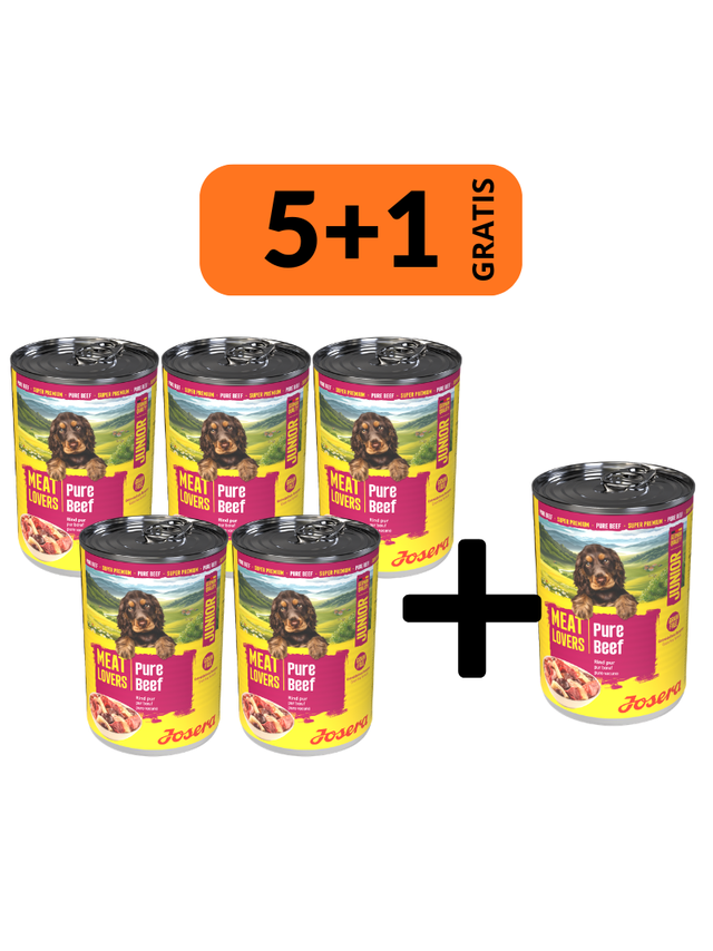 JOSERA Meatlovers Junior Pure Beef 6x400g