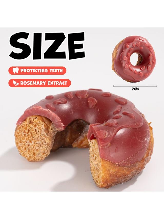 WILD FARM donut kolagenowy z kaczką i truskawkami 7cm 50g przysmak dla psa