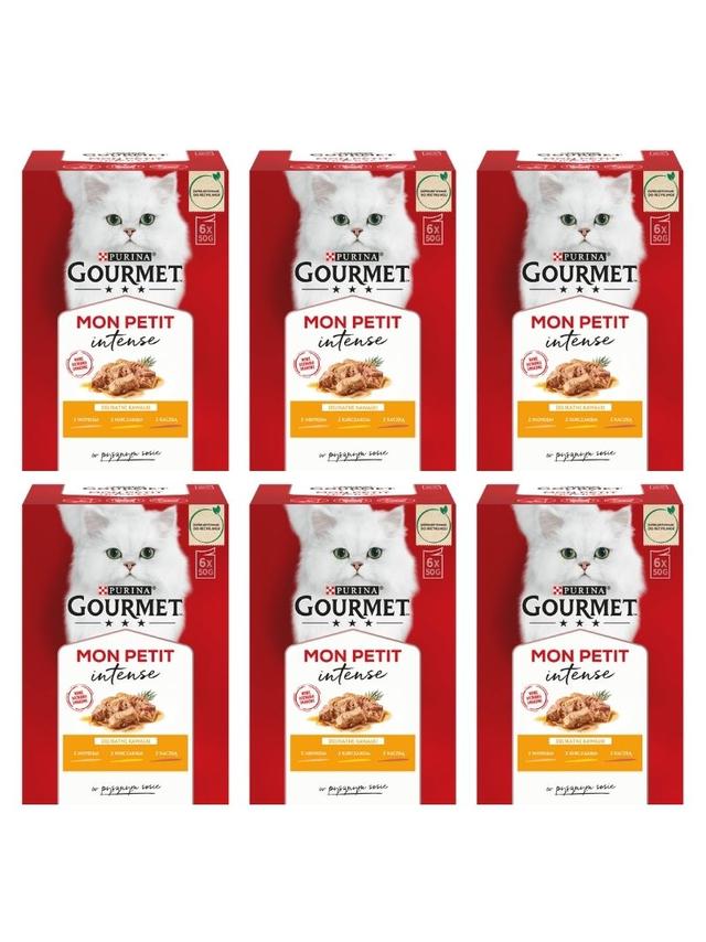 GOURMET mon Petit Pokarm dla kotów - MIX Drobiowy 36x50g
