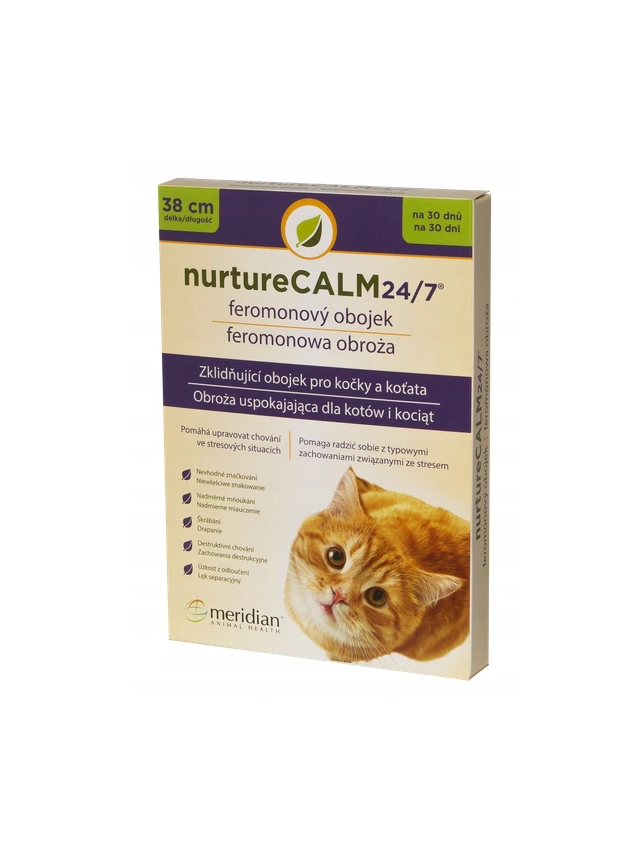 NurtureCalm 24/7 Feline Pheromone Collar- obroża feromonowa uspokajająca dla kota