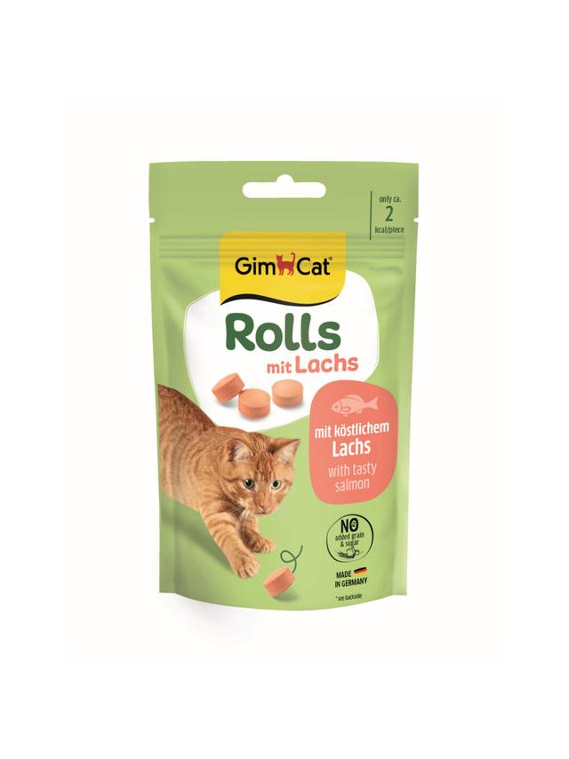 GimCat Rolls Cat Snack Salmon 40g