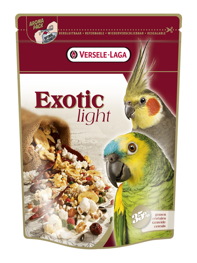 VERSELE-LAGA Exotic Light - mieszanka z prażonymi ziarnami dla dużych i średnich papug 750g