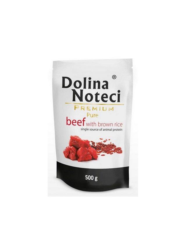 Dolina Noteci Premium Pure Wołowina z ryżem brązowym 500g