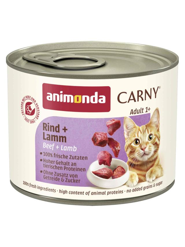 ANIMONDA Cat Carny Adult smak: wołowina i jagnięcina 200g