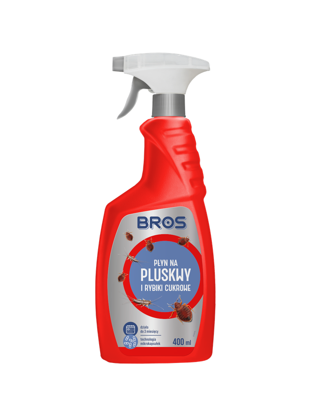 Bros Płyn na pluskwy i rybiki cukrowe 400ml