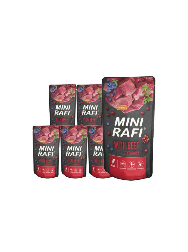 DOLINA NOTECI Mini Rafi z wołowiną 10x150g