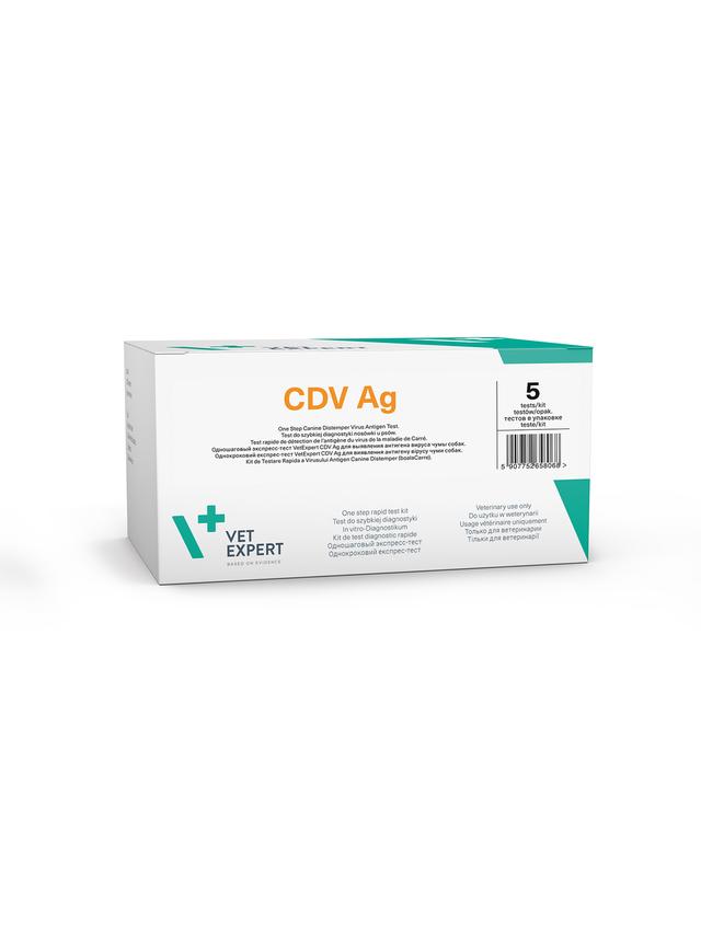 VETEXPERT Test diagnostyczny Wirus nosówki psów (CDV Ag)