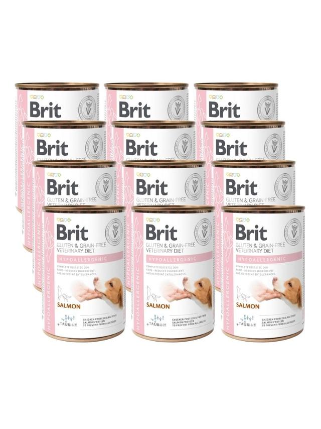 BRIT GF Veterinary Diets Dog Hypoallergenic 12x400g - karma mokra dla psa
