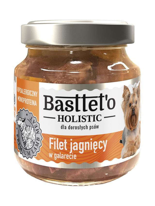 Basttet'o Holistic filet jagnięcy w galarecie dla psów 130g