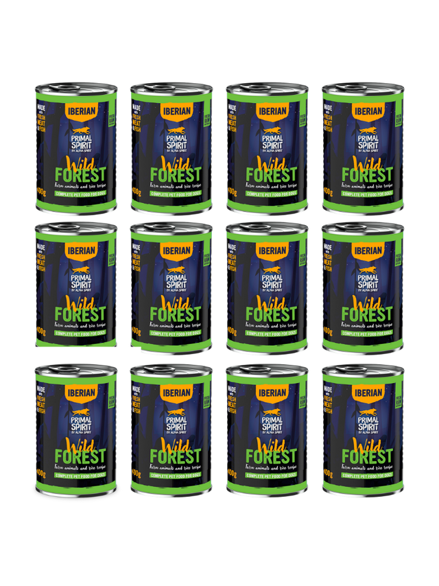 PRIMAL SPIRIT Iberian Wild Forest 12x400g puszka