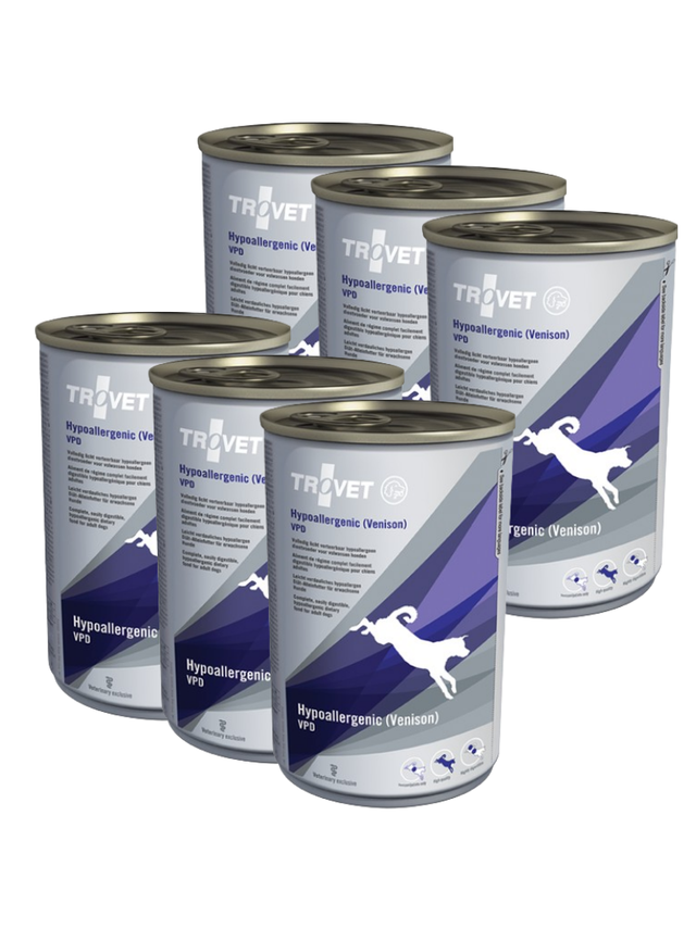 TROVET VPD Hypoallergenic - Venison (dla psa) 6x400g - puszka
