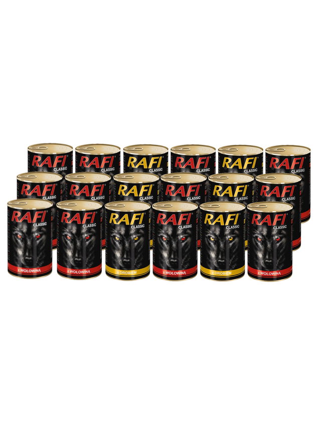 Rafi Classic MIX SMAKÓW w Sosie 18x1240g