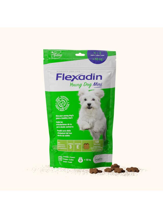 VETOQUINOL Flexadin Young Dog Mini 60 kąsków