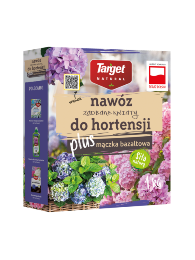 NAWÓZ ZADBANE KWIATY DO HORTENSJI Z MĄCZKĄ BAZLTOWĄ 1 KG