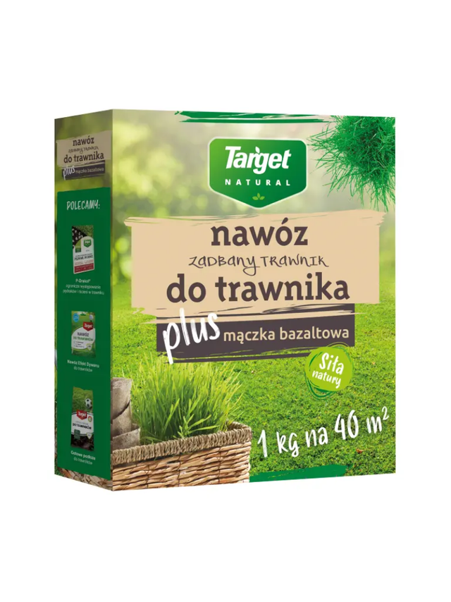 NAWÓZ ZADBANY TRAWNIK Z MĄCZKĄ BAZALTOWĄ 1 KG