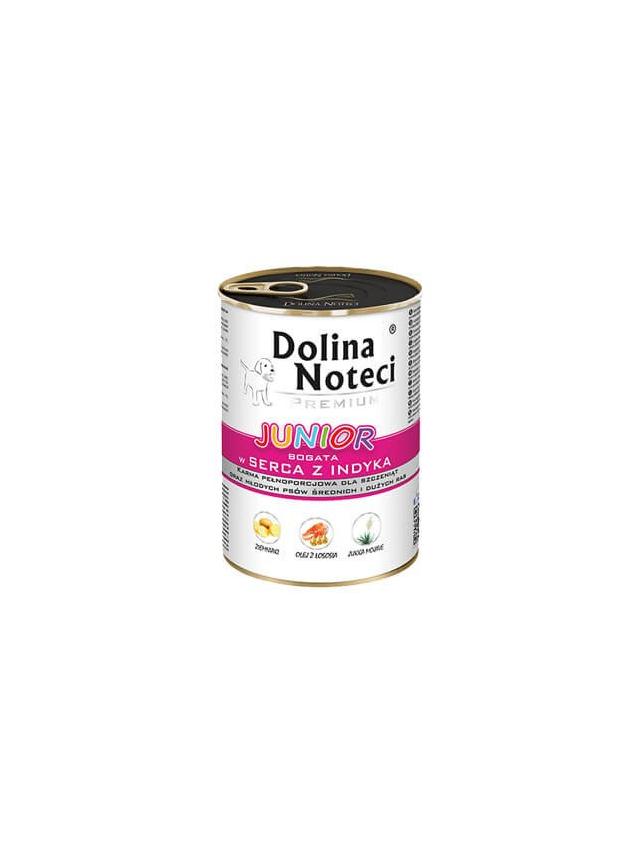 DOLINA NOTECI PREMIUM Junior bogata w serca indyka 400g