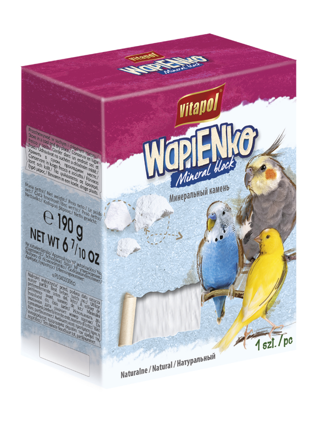 VITAPOL Wapienko dla ptaków naturalne XL 190g