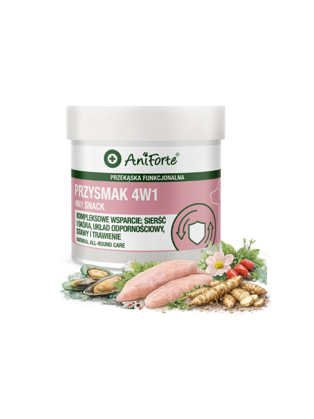 AniForte 4w1 Kompleksowe wsparcie - przysmak dla psa 50g