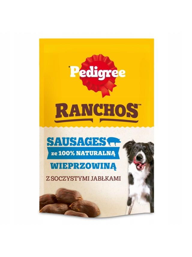 PEDIGREE Ranchos  Sausages 60g - naturalny przysmak dla psa z wieprzowiną