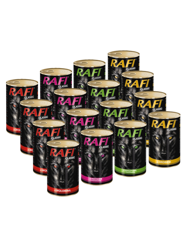 Rafi Classic MIX SMAKÓW w Sosie 16x1240g