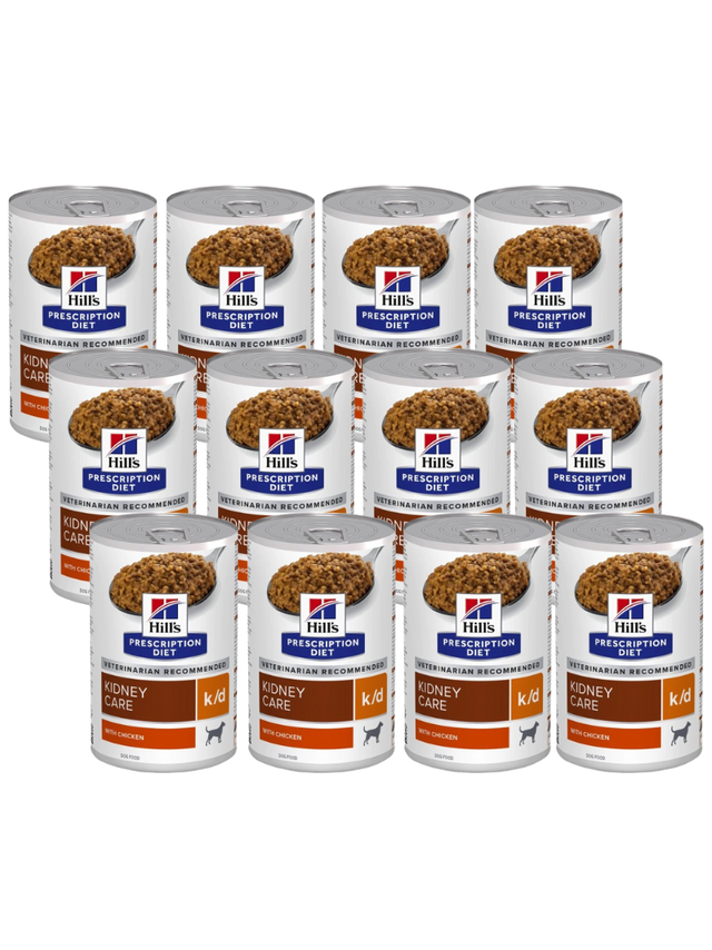 HILL'S PD Prescription Diet Canine k/d 12x350g - puszka