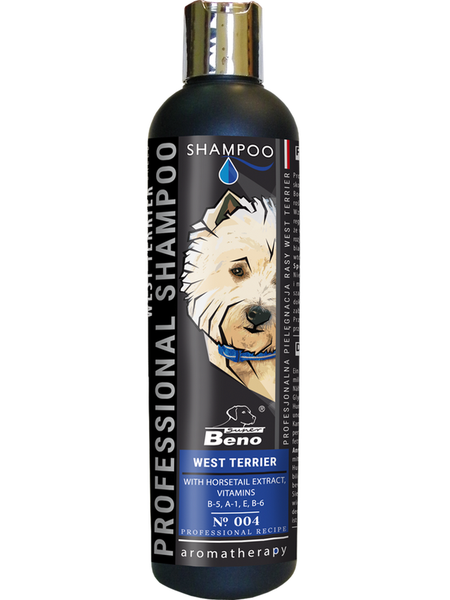 SUPER BENO PROFESSIONAL mokry szampon DLA WEST TERRIERA 250ml
