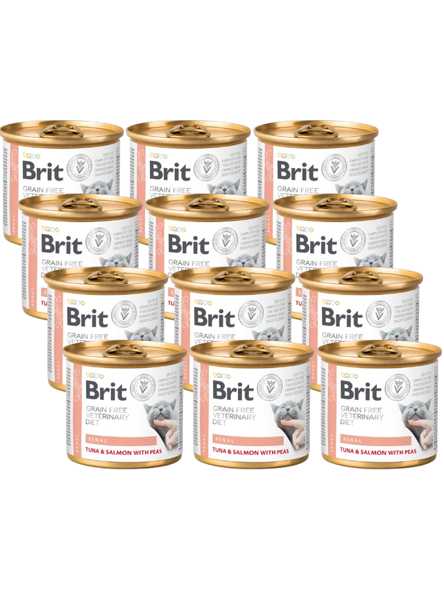Brit gf veterinary diets cat Renal 12x200g