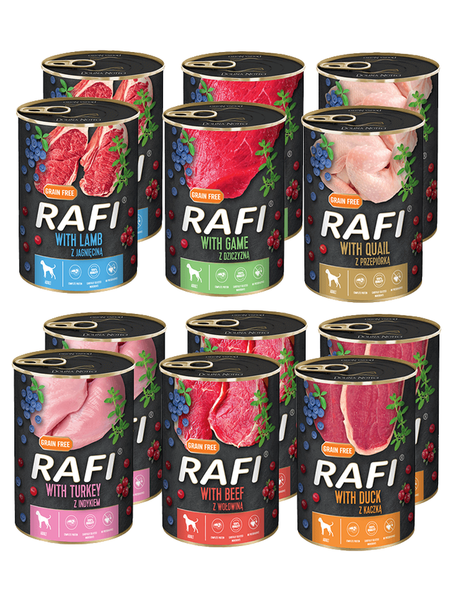DOLINA NOTECI Rafi MIX SMAKÓW 30x400g 6 SMAKÓW