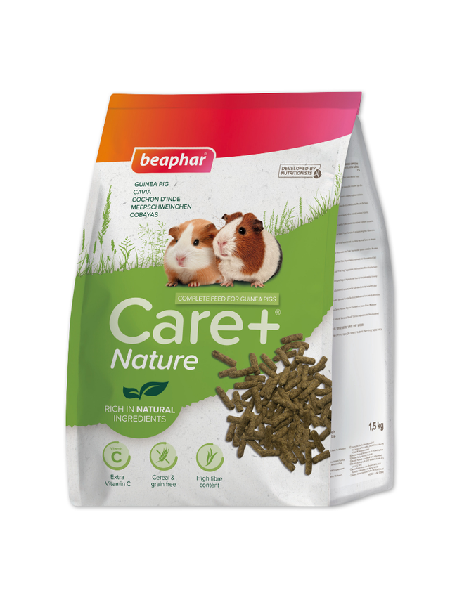 BEAPHAR- Care+ Nature Guinea Pig 1,5kg - karma Super Premium dla świnek morskich