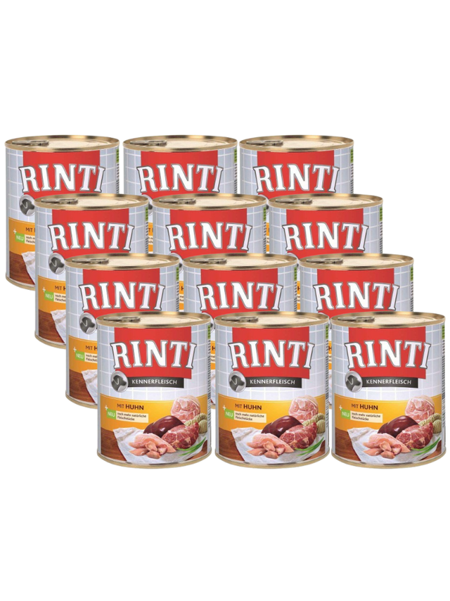 Rinti Kennerfleisch Huhn karma mokra dla psa - kurczak 12x800g