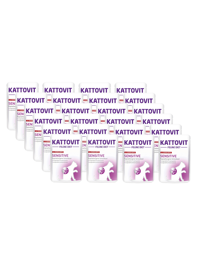 Kattovit Sensitive kurczak+kaczka 24x85g saszetka