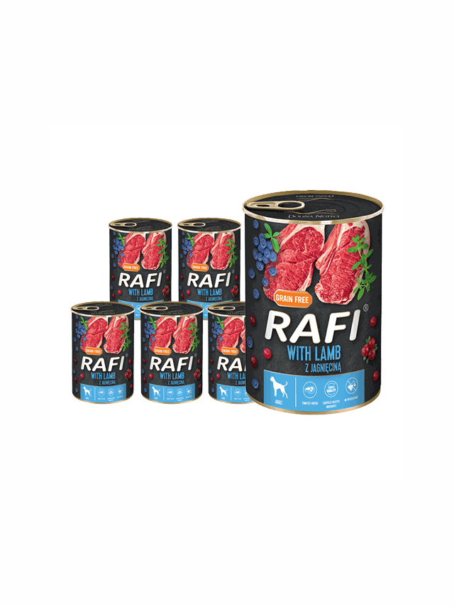 DOLINA NOTECI Rafi z jagnięciną 6x400g