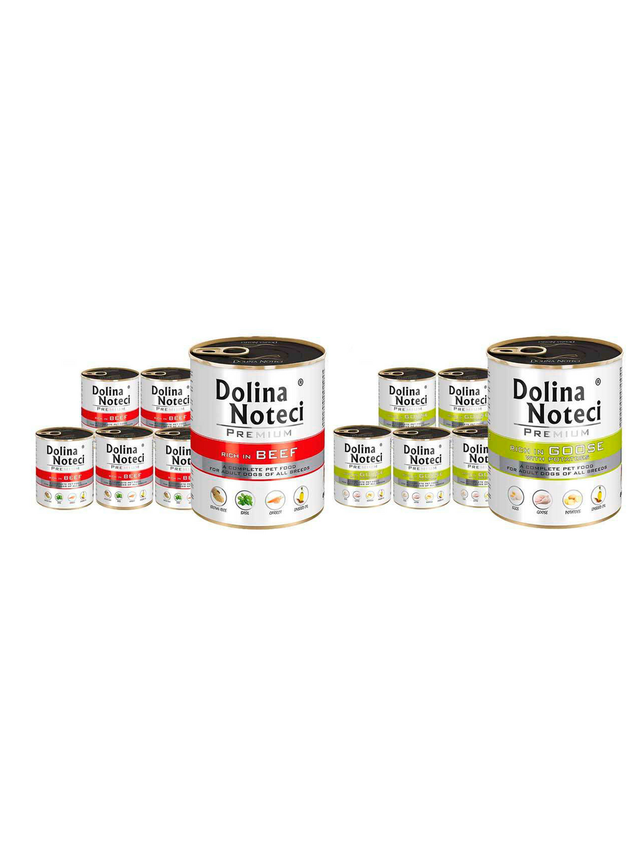 Dolina Noteci PREMIUM bogata w wołowinę i gęś z ziemniakami 24x800g