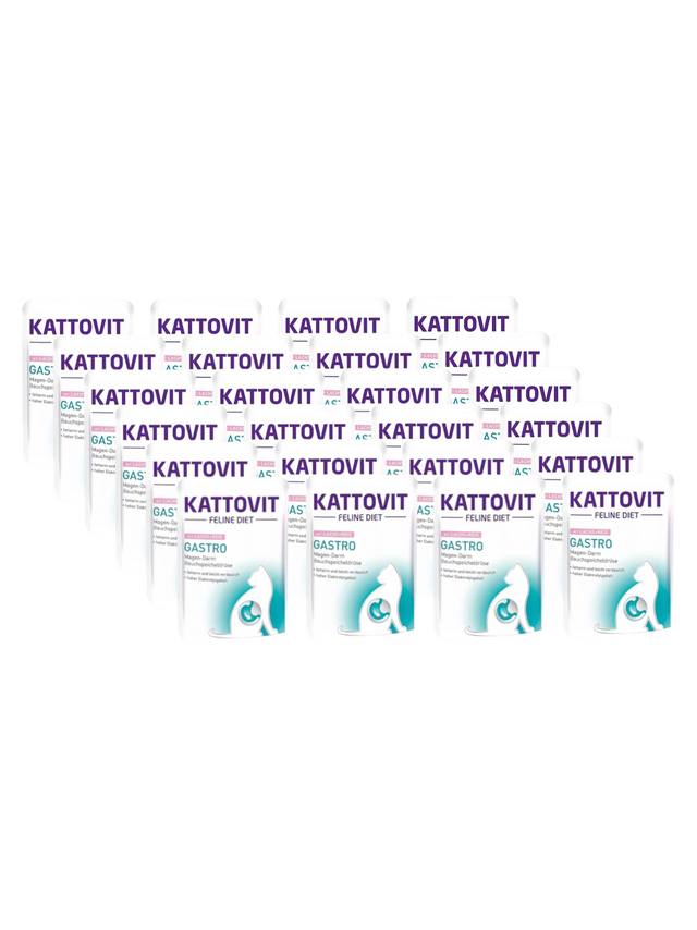 Kattovit Gastro łosoś 24x85g saszetka