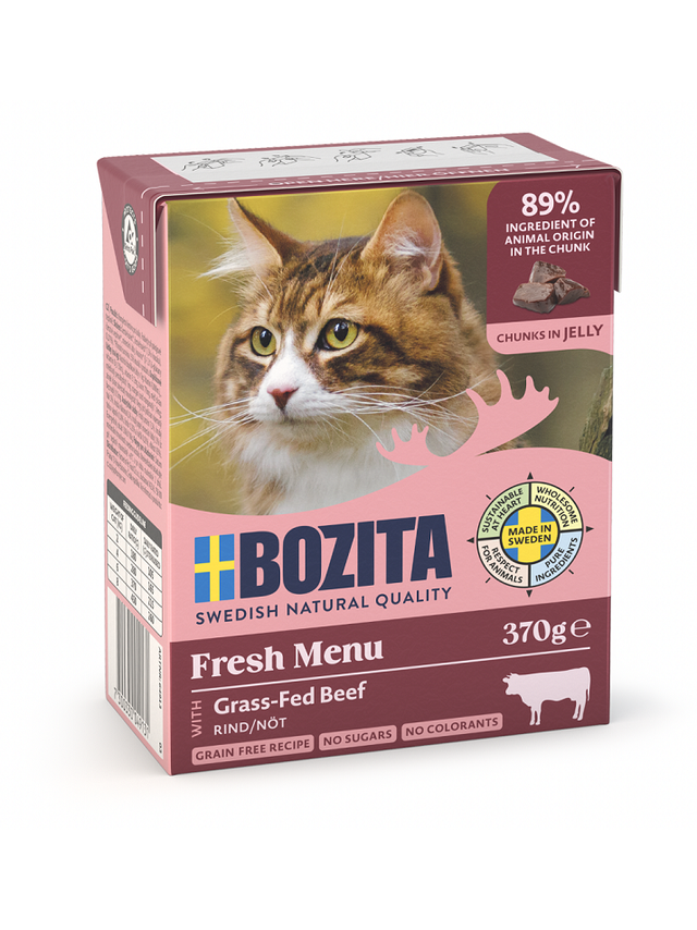 BOZITA Cat Siekana Wołowina W Galaretce 370g
