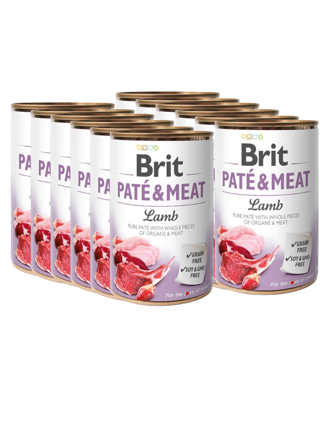 BRIT PATE & MEAT LAMB 12x400g