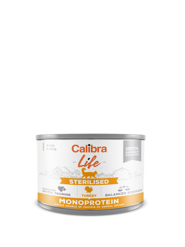 CALIBRA Cat Life Sterilised Turkey 200g