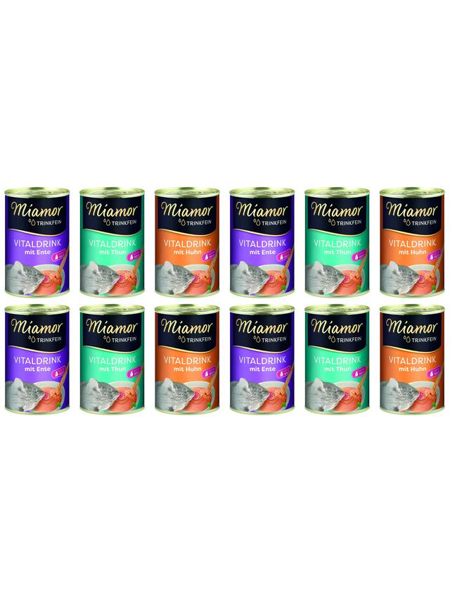 Miamor VitalDrink Mix smaków 12x135ml