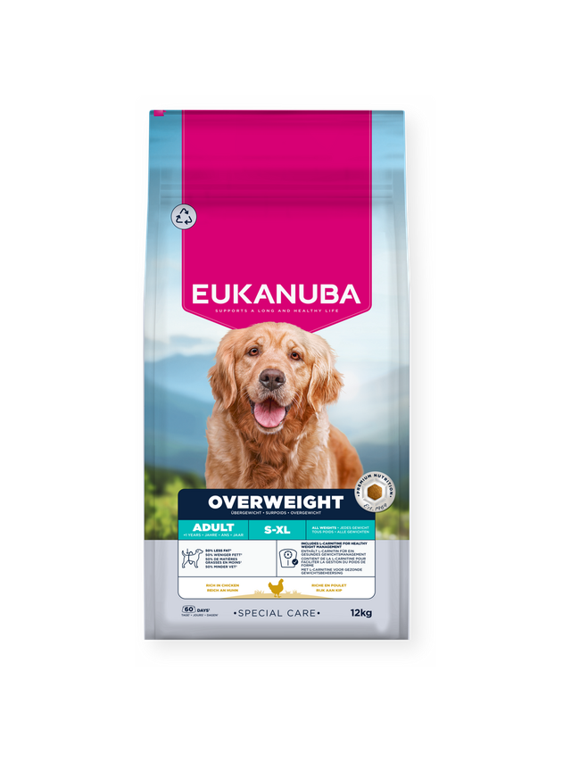EUKANUBA Daily Care Overweight Adult Dog 12kg