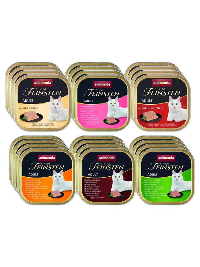 ANIMONDA Cat Vom Feinsten adult cat smak Mix Smaków 24x100g