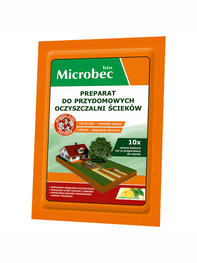 BROS MICROBEC BIO Aktywator do przydomowych oczyszczalni ścieków 35G