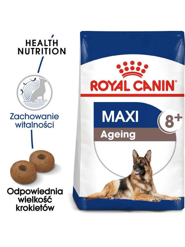 ROYAL CANIN Maxi Ageing 15kg karma sucha dla psów dojrzałych, po 8 roku życia, ras dużych / Opakowanie uszkodzone (5157,5386,6537,8931) !!!