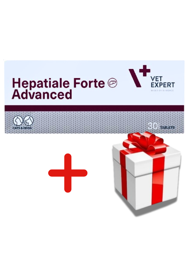 VETEXPERT Hepatiale Forte Advanced 30 tab + NIESPODZIANKA DLA KOTA GRATIS!!